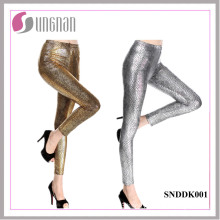 2015 Sexy Serpentine Bright Faked Leather Leggings Pants (SNDDK001)